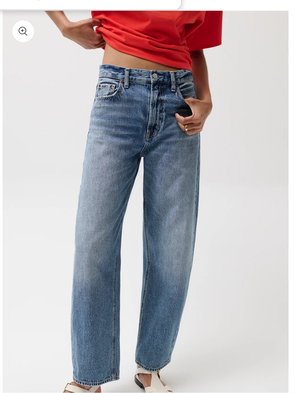 pistola Straight Leg Jeans in Light Blue Wash